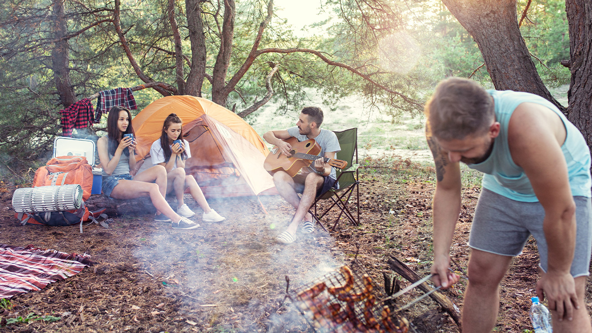 festival portatile barbecue a carbonella smaltato per picnic campeggio e feste 58 cm per barbecue barbecue a carbonella Kaibrite con coperchio