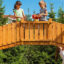 parco giochi giardino legno casetta scivolo corde ponte bambini ProduceShop