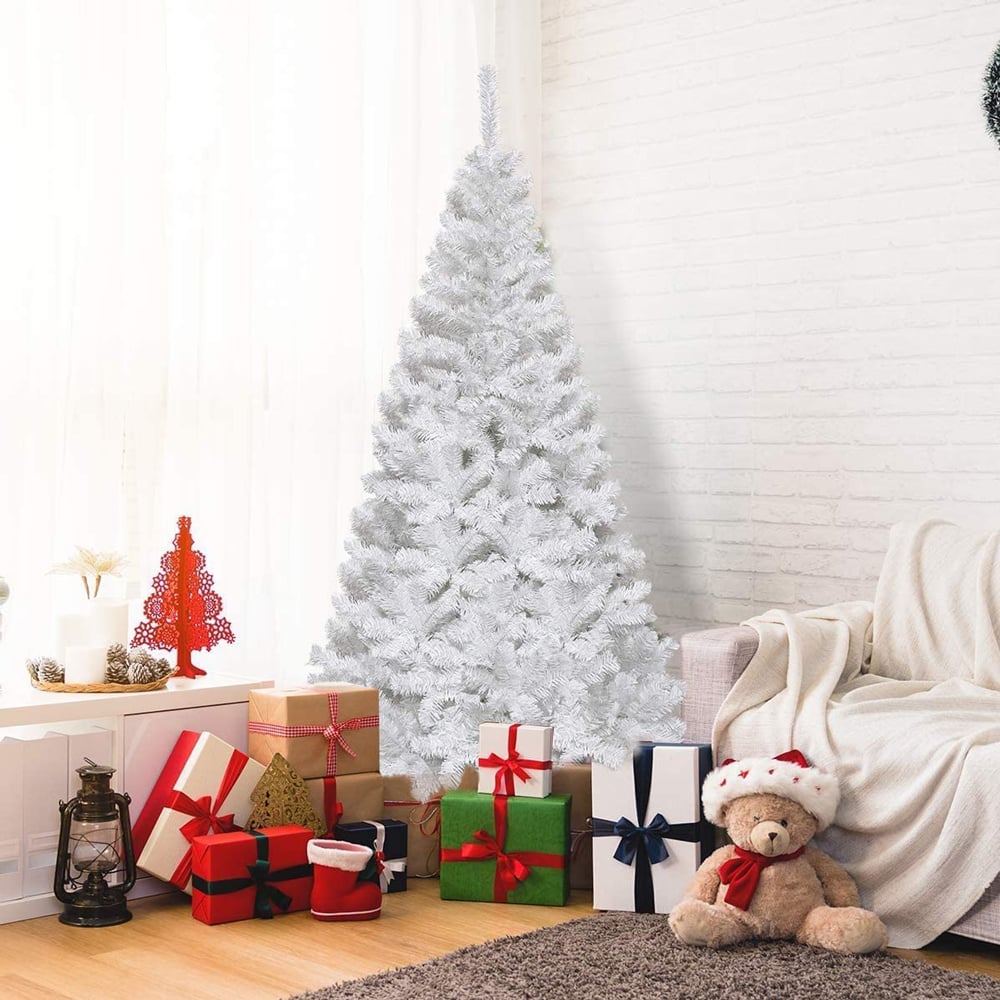 Weißer Künstlicher Weihnachtsbaum 180 Cm Traditionelles Klassisches Design Gstaad